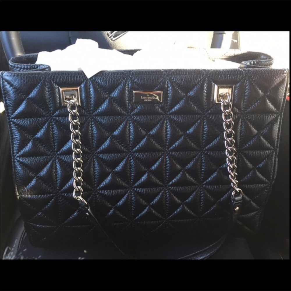 black Kate Spade ♠️ handbag - well loved